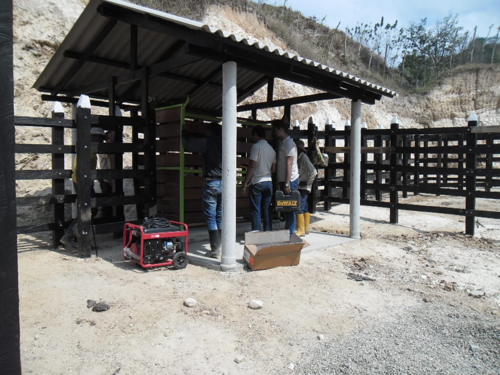 Compra y donación de báscula para pesar ganado Vereda San Martin.1